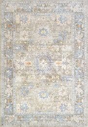 Dynamic Rugs VALLEY 7981-975 Grey and Gold and Blue